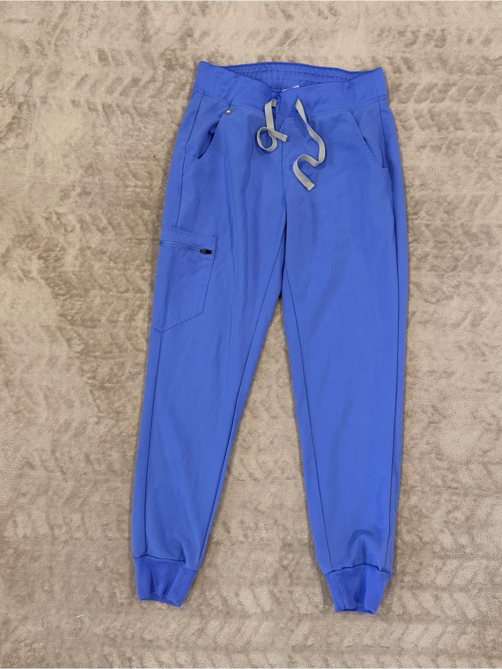 FIGS Blue Jogger Scrub Pants Technical Collection Size S Cute Uniform